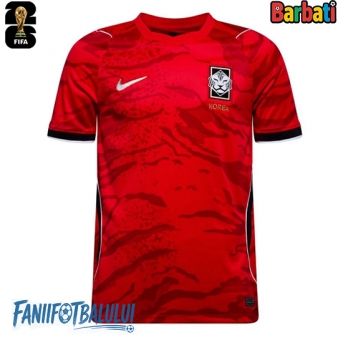 Republica Coreea Tricou Fotbal Replică Mondial 2026 Barbati Acasa